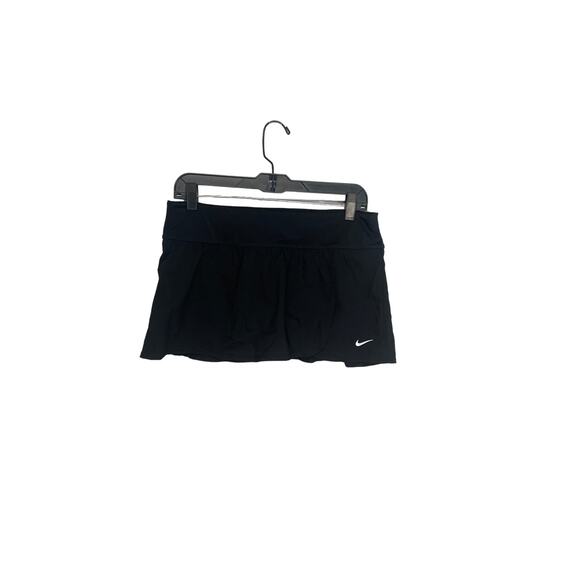 Nike black stretch running athletic lined skort women's size large - Picture 1 of 4